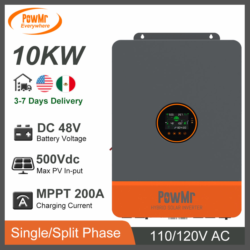 Jual - Powmr 10Kw Support Single Split Phase 48V Hybrid Solar Inverter ...