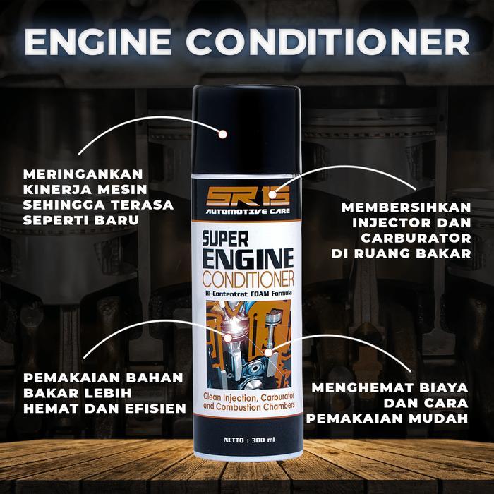 Jual Sr15 Super Engine Conditioner 300Ml Foaming Pembersih Mesin ...