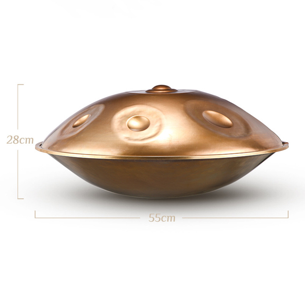Jual 440Hz/432Hz Handpan Drum D Minor 9/10/12 Notes 22Inch Steel Tongue ...