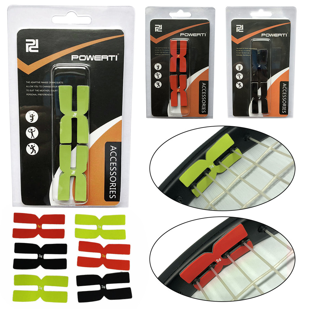 Jual 6Pcs 3G Tennis Racket Weight Balance Stri Silicone Tennis Racquet ...