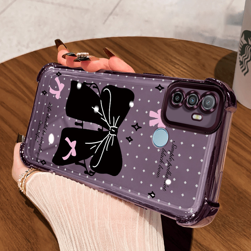 Custodia In Silicone Morbido Con Disegno Gatto Rosa Per Oppo A53S / A53 / A32 / A33 2020 – Antiurto, Antigraffio, Ultra Sottile - 3