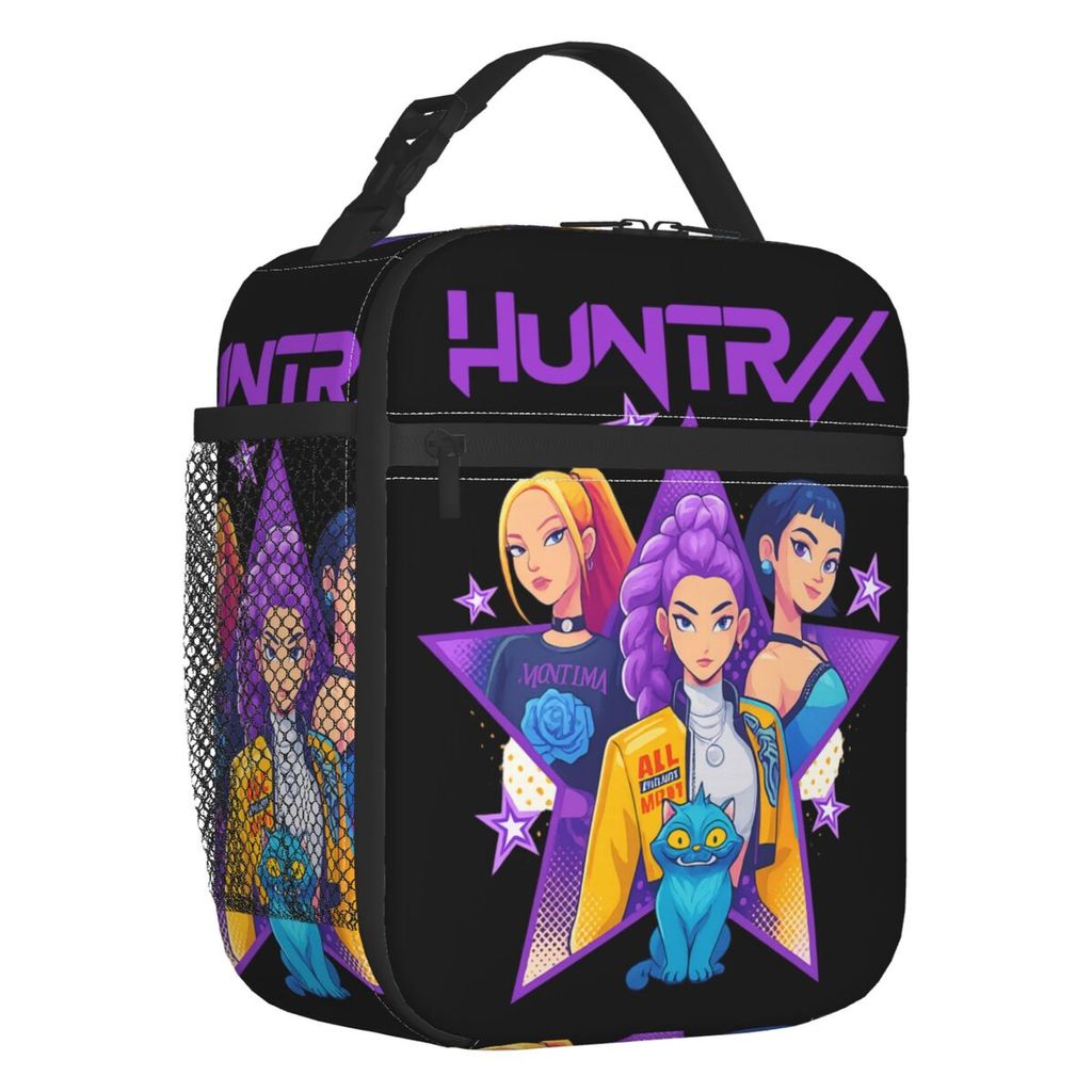 Jual Custom Huntrix KPops Hunter Demons Film Insulated Lunch Bags for ...