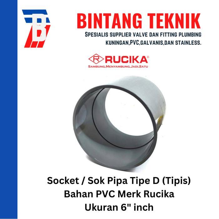 Jual Socket / Sok Pvc Rucika 6