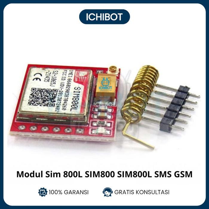 Jual SIM800L GSM GPRS Module SMS Merah 900MHz 1800MHz Arduino ESP32 ...