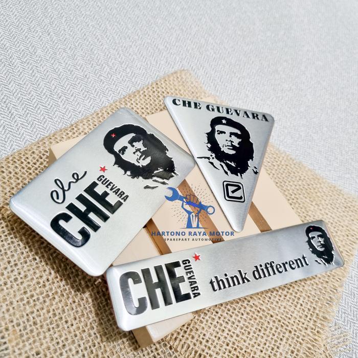 Jual Emblem 3D Sticker Alumunium CHE Guevara Think Different | Shopee ...