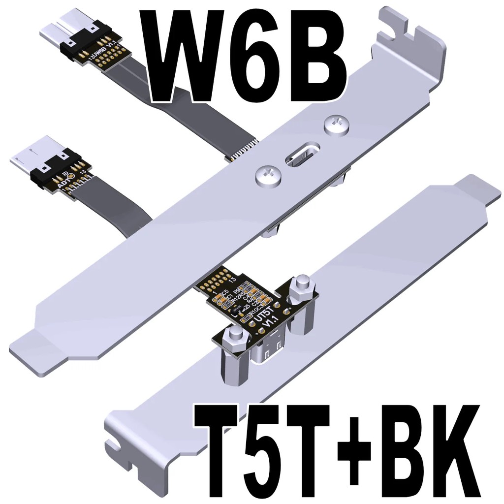 Jual Usb Type C Usb 3.0 Micro-B Otg Extension Ribbon Cable 90 Degree ...
