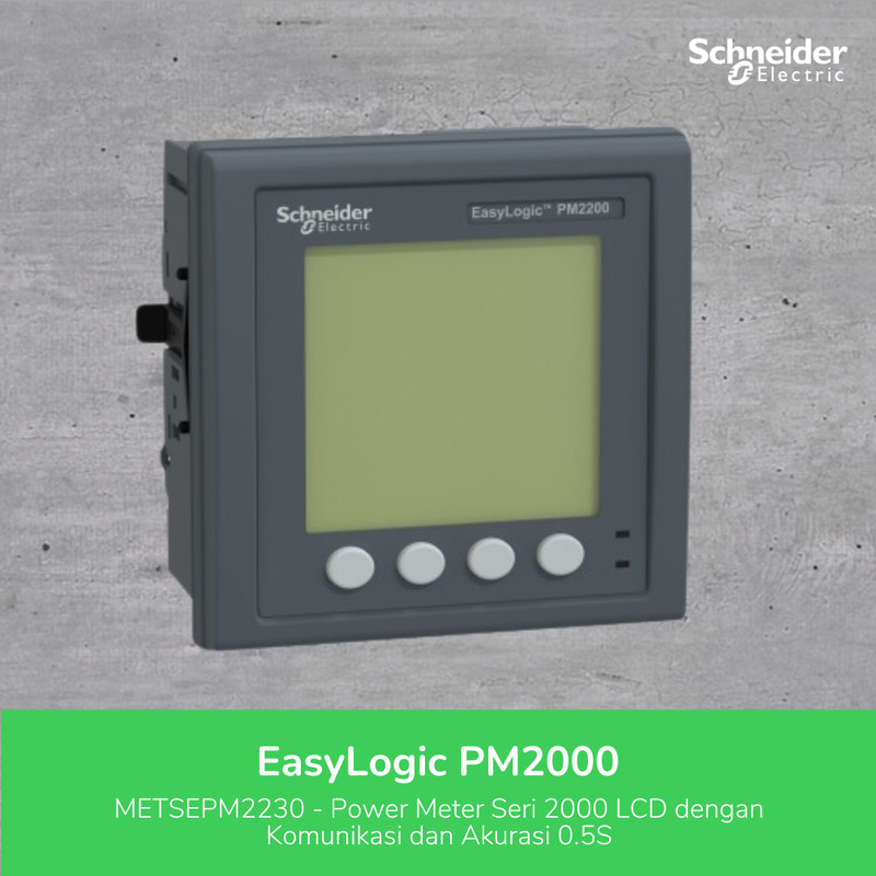 Jual Schneider Electric EasyLogic PM2000 Digital Power Panel Meter ...
