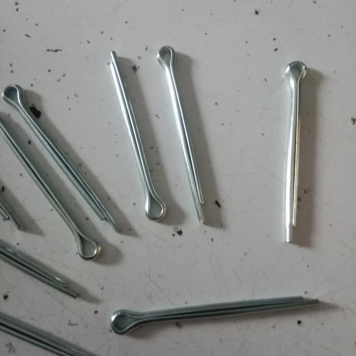 Jual spipen besi putih/ lock pin m5x90 | Shopee Indonesia