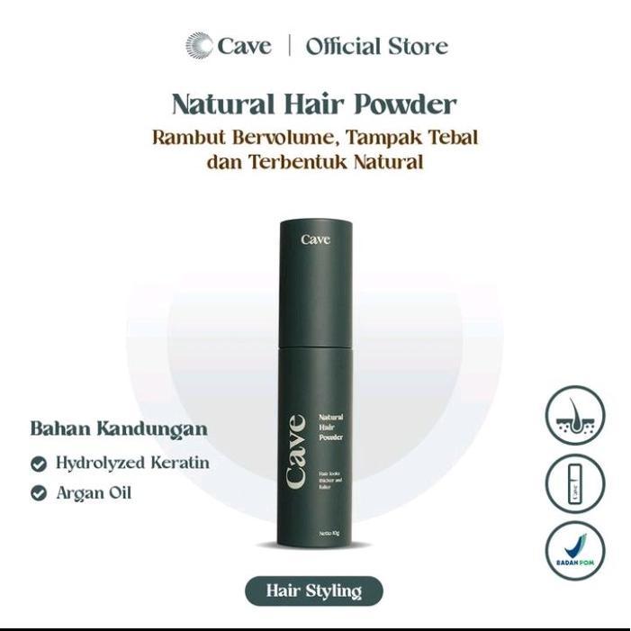 Jual CAVE NATURAL HAIR POWDER- 10GR BEDAK STYLING RAMBUT PRIA - MEMBUAT ...