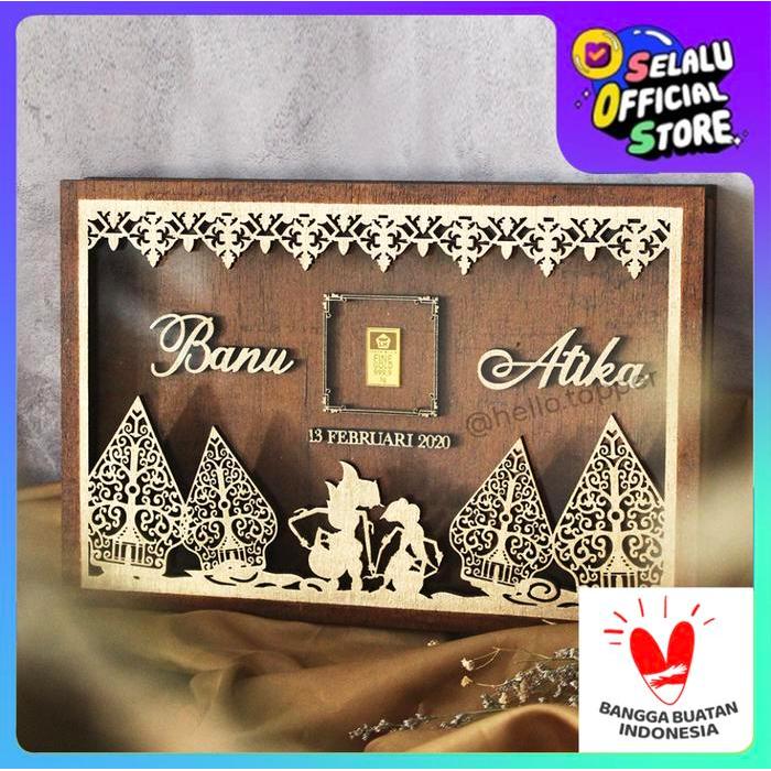 Jual New Frame Mahar Landscape 45X30 / Frame Mahar Pernikahan | Shopee ...