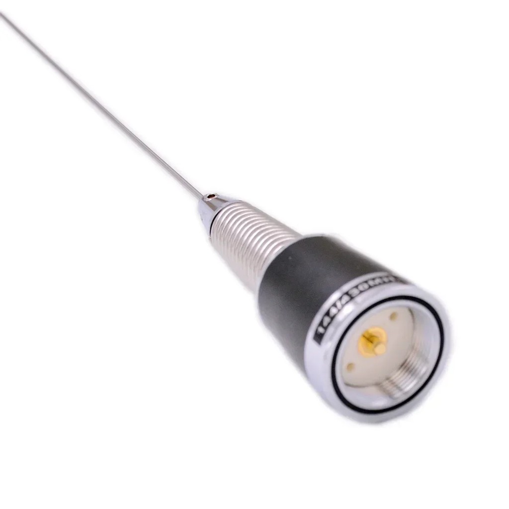 Jual NMO Mobile Antenna 100W Stainless Steel Spring Seismic VHF UHF 2M ...