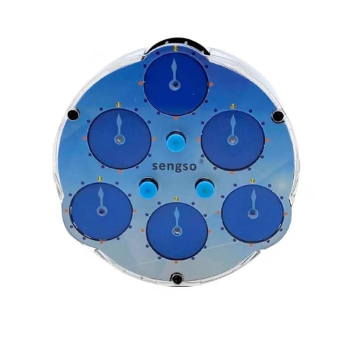 Jual Cube Clock Shengshou Sengso Magnetic Clock 3x3 4x4 5x5 Original ...