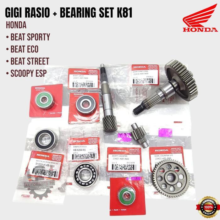 Jual Gigi Rasio Set Plus Bearing Honda BeAT Street ESP Sporty ESP Pop ...
