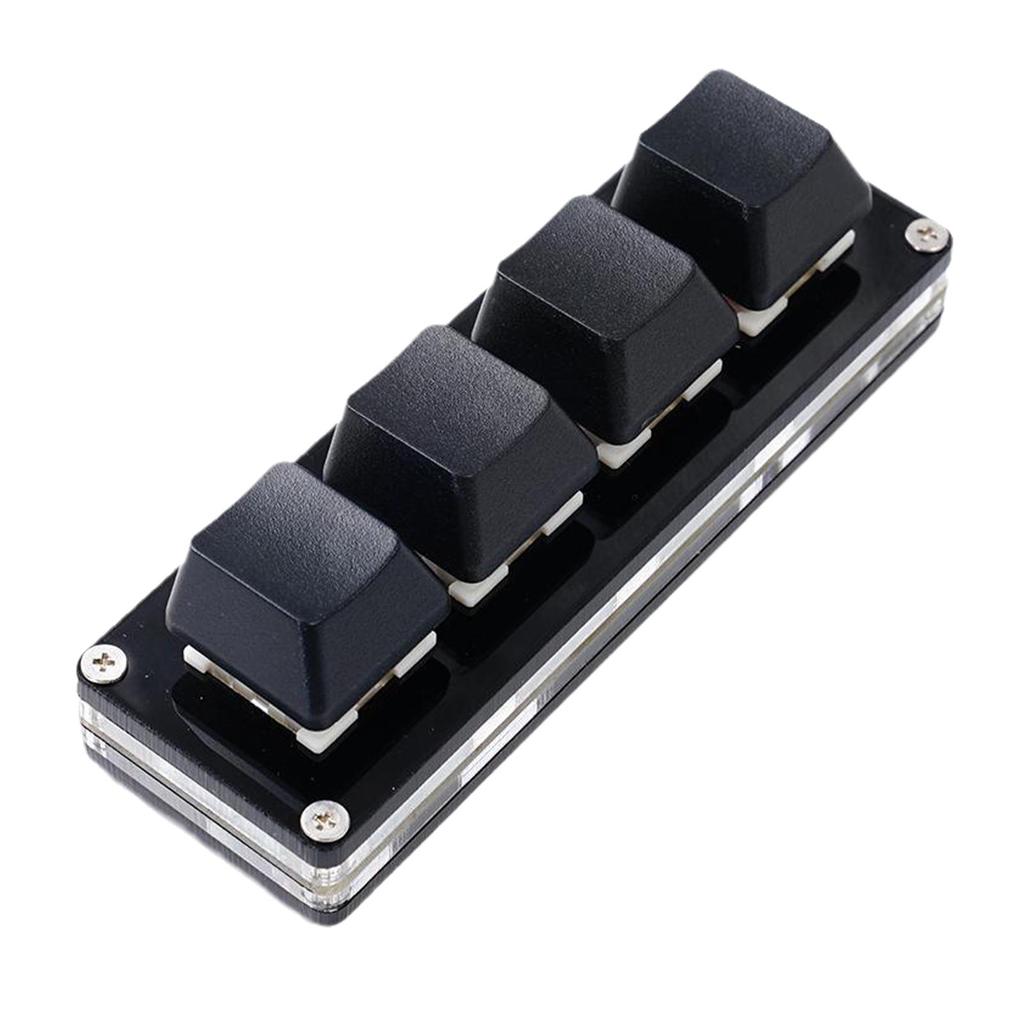Jual USB Programming Macro Custom Keyboard 4 Key RGB Copy Paste Cut For ...