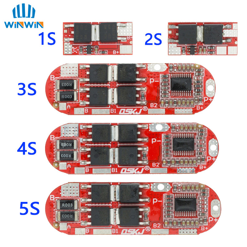Jual BMS 1S 2S 10A 3S 4S 5S 25A Bms 18650 Li-ion Lipo Lithium Battery ...