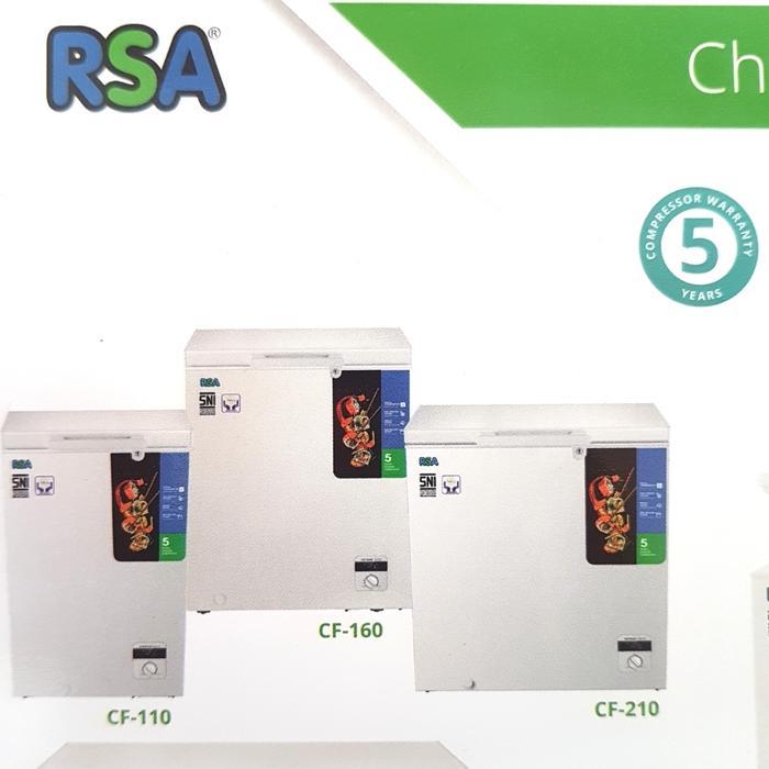 Jual RSA CF-210 CHEST FREEZER BOX CF210 Pendingin Daging Frozen Food ...