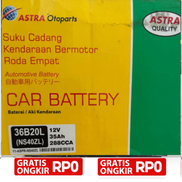 Jual Aki Mitsubishi XForce ORIGINAL NS40ZL / 36B20L Asli Original