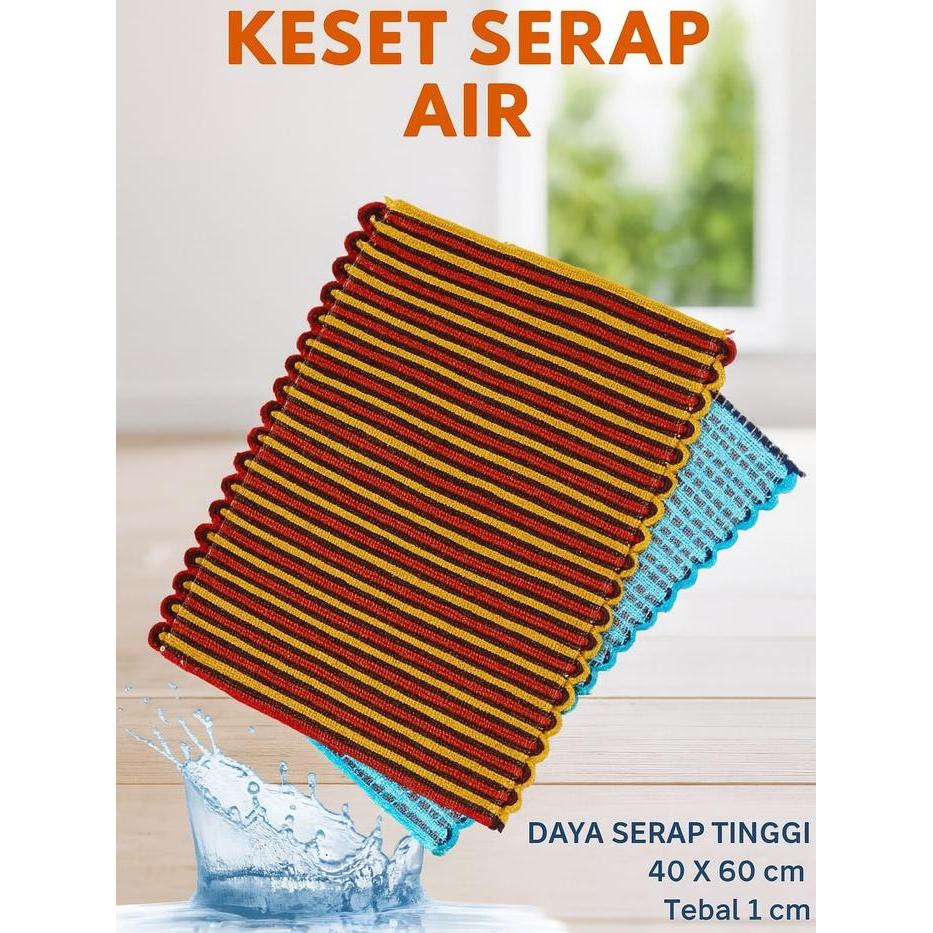 Jual DRAPIQ - Keset Tenun Lantai Serap Air Tebal Model Asia: Tahan Lama ...