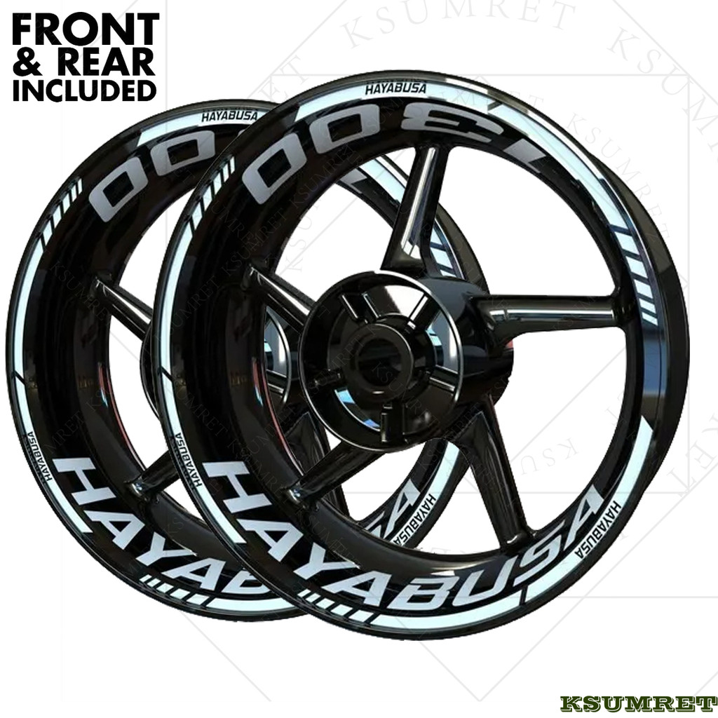 Jual Vinyl SUZUKI HAYABUSA 1300 Wheel Sticker HAYABUSA 1300 Logo ...