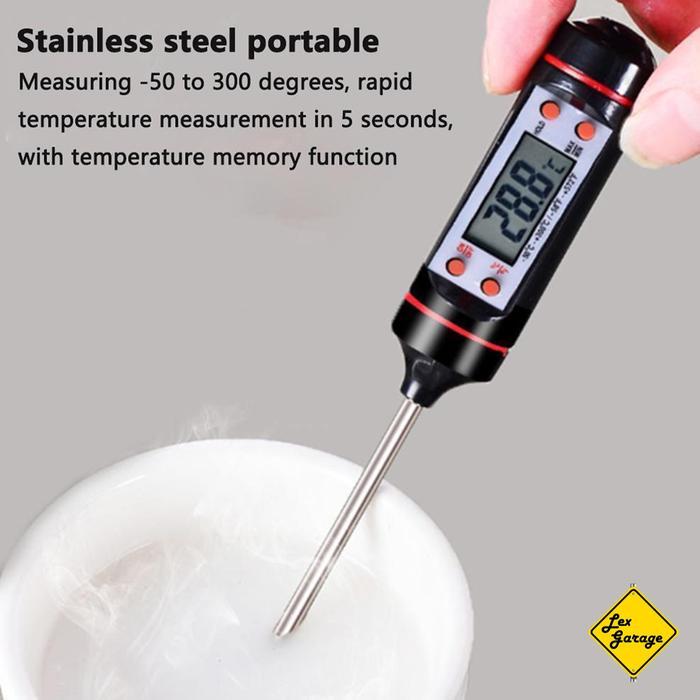 Jual TERMOMETER MASAK KOPI MAKANAN DIGITAL THERMOMETER MINYAK DAGING ...