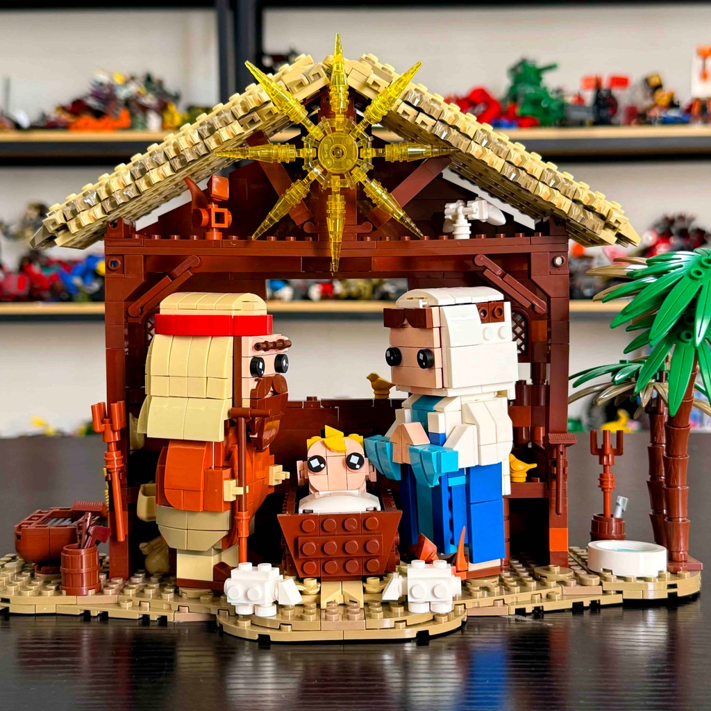 Jual 1050pcs Jesus Building Block Set, The Nativity Set, Building Toy ...