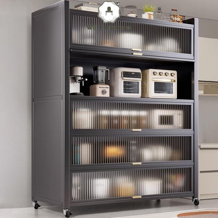 Jual ` WS Furniture Rak Kabinet Dapur Multi-layer 5-6 Lapisan Baja ...