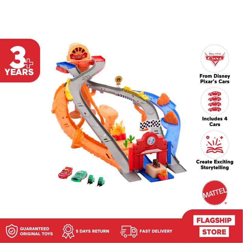 Jual Disney And Pixar Cars Radiator Springs Race & Rescue Road Raceway ...