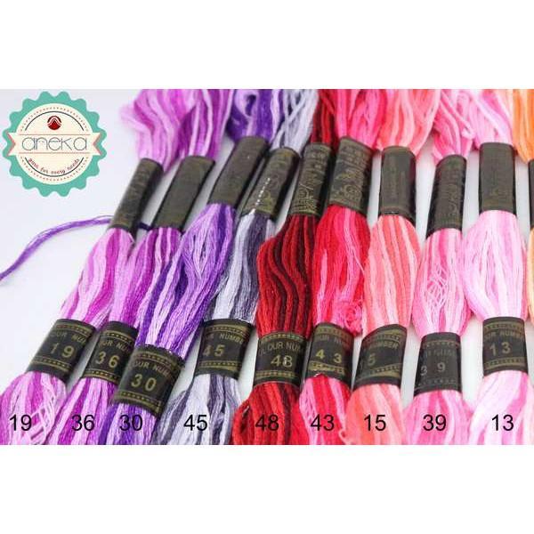 Jual KATALOG - Benang Rajut Sulam / Embroidery Thread Merk Rose ...