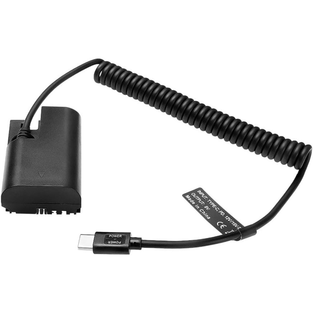 Jual Alvins LP-E6P Dummy Battery to USB-C Type-C PD Power Cable for ...