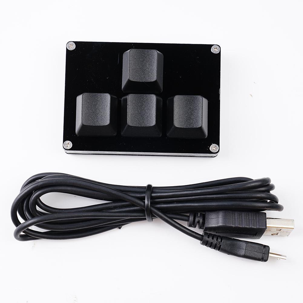 Jual Black 4-key Mini Keyboard Up Down Left Right WASD Axis Mechanical ...