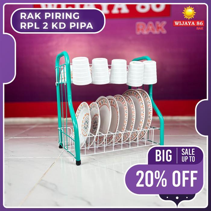 Jual RAK PIRING RPL 2 KD PIPA RAK PIRING SUSUN 2 BONGKAR PASANGRAK ...