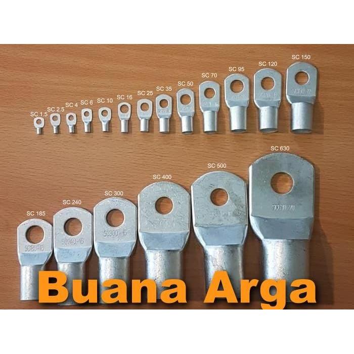 Jual Cable Lug / Skun Kabel Sc 300 - Lubang Baut 10, 12, 14, 16, 20 ...