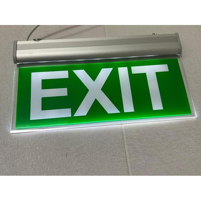 Jual LAMPU EMERGENCY EXIT ACRILIC LED / LAMPU DARURAT EXIT LED - ACRILC ...
