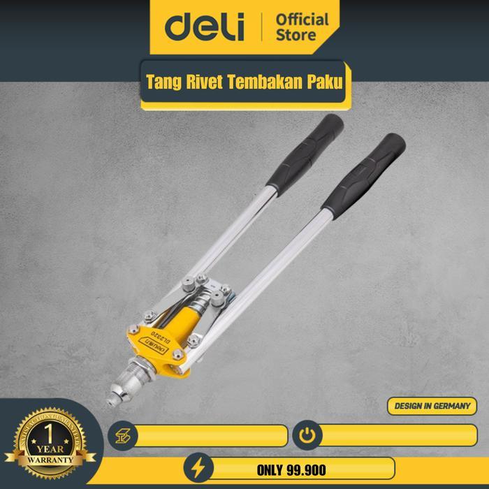 Jual MURAH Deli Riveters / Tang Rivet Tembakan Paku 430mm Alat Perkakas ...