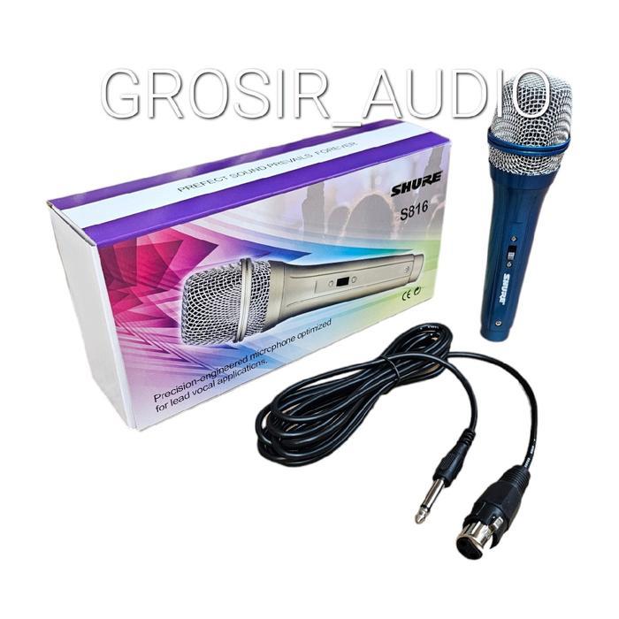 Jual Mic Kabel S816 Microphone Kabel S816 Dengan Panjang 3 Meter Switch ...