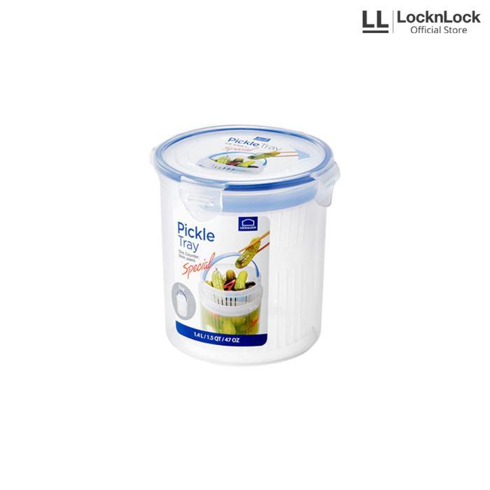 Jual Locknlock Pickle Round Tall Food Container Tempat Saringan 1.4L ...