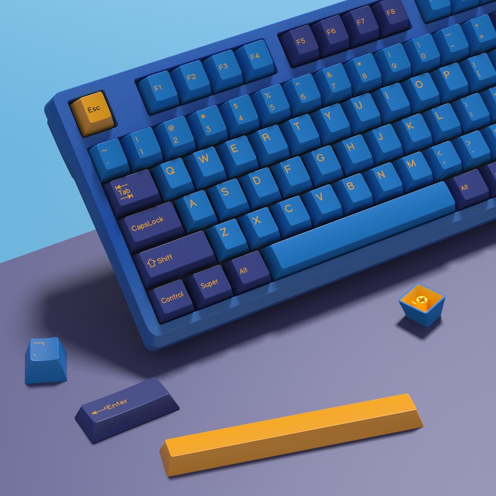Jual KBDiy GMK Nautilus Keycap Cherry Profile Double Shot PBT ISO ...