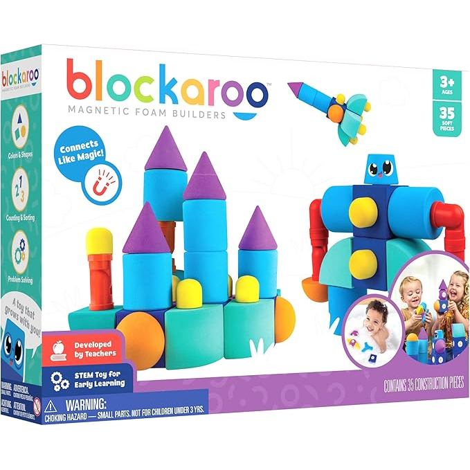 Jual Blockaroo Magnetic Foam Building Blocks | Shopee Indonesia