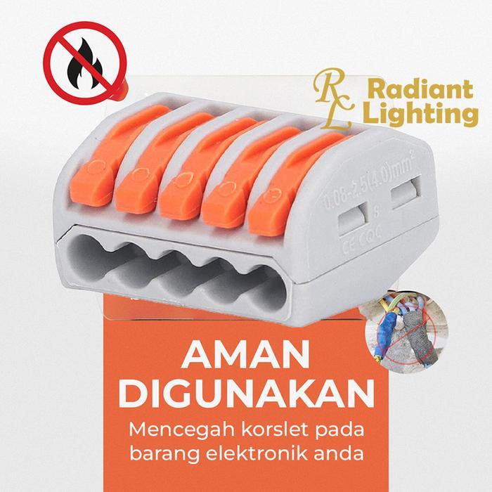 Jual TERMINAL BLOCK KONEKTOR KABEL LISTRIK PCT WAGO PENYAMBUNG SPLIT ...