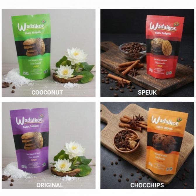 Jual 4 pcs Wadaikoe Kukis Talipuk (varian randum) | Shopee Indonesia