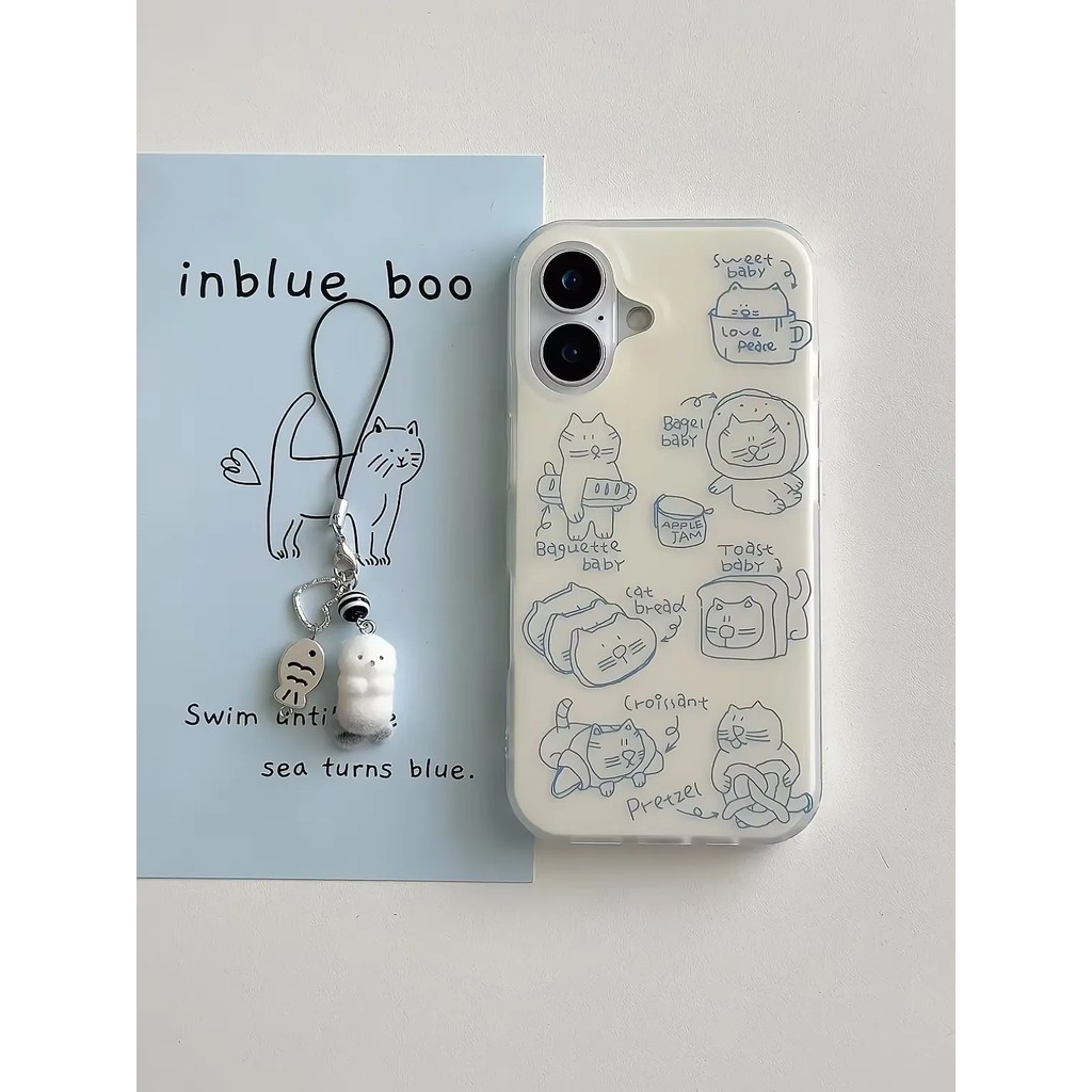 Jual Antishock Gambar Garis Sederhana Roti Kucing Case Untuk Samsung ...