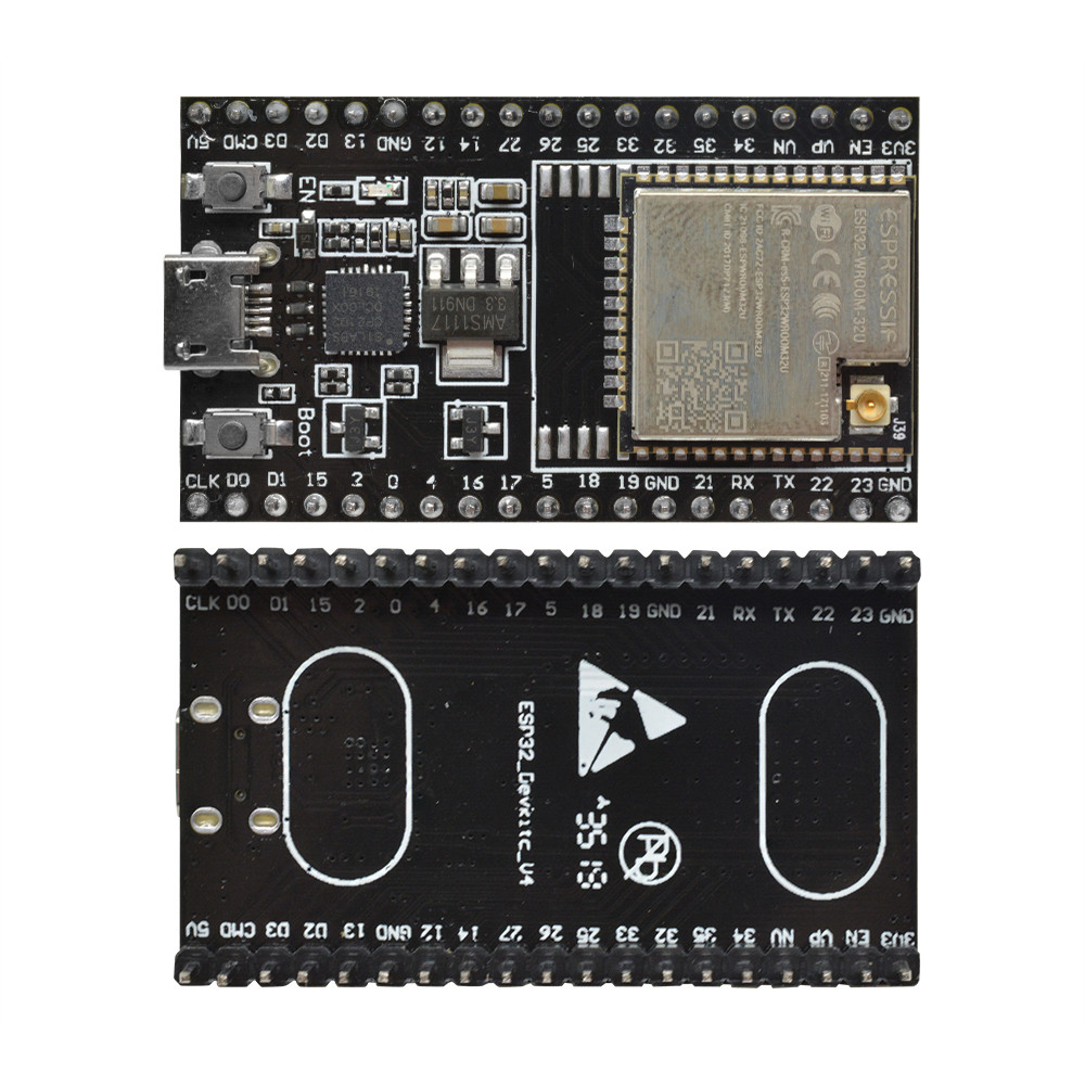 Jual ESP32 DevKitC V4 development board equipped with WROOM-32U module ...