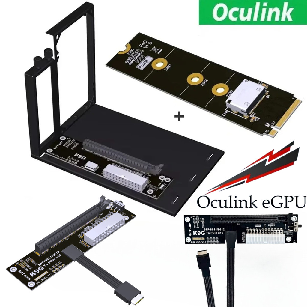 Jual Adt Pcie 5.0 K9G 128Gbps Oculink Laptop External Graphics Card Gpu ...