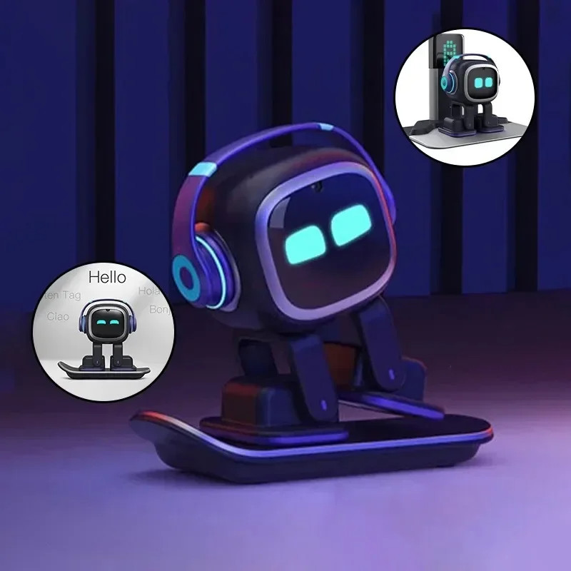Jual Emo AI Desktop Robot Companion Features voice interaction, facial ...
