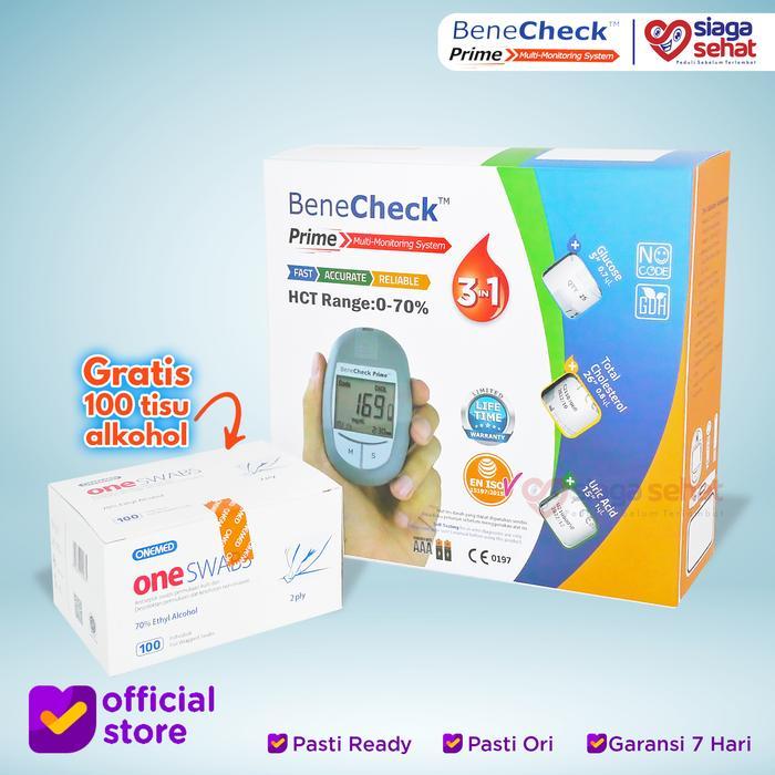 Jual Alat Cek Gula Darah Kolesterol - BeneCheck Prime KIT Free Alcohol ...