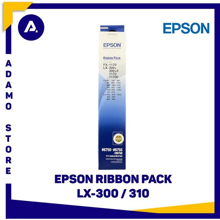 Jual Epson Ribbon Pack Refill Pita LX300 LX310 LX-300 LX-310 Original ...