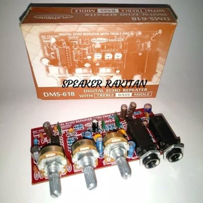 Jual Pilihan- Kit Tone Control Digital Echo Delay 2 Mic Dms-618 ...