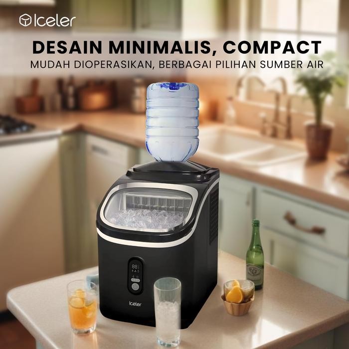 Jual 7icc- Iceler Mesin Es Cube Ice Maker 3 Pilihan Input Air 10~15 ...