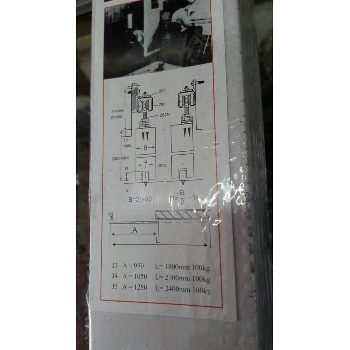 Jual Rel Pintu Geser IMPORT / Rel Pintu Sliding / Rel Sliding J4 200cm ...