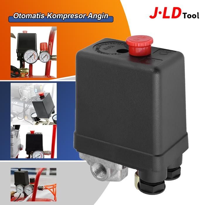 Jual Pilihan- Jld Otomatis Kompresor Angin 4-Lubang Automatic Pressure ...